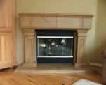 Maple Stone Tones Faux Finish Fireplace